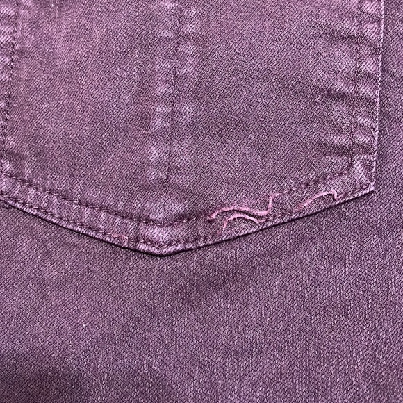 RAG & BONE skinny style W15020337 distressed wine jeans 28 - Picture 10 of 12